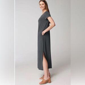 J Jill Elevated T-Shirt Maxi Dress Size S